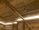 bild11 sauna bardage en bois ancien éclairage de plafond centre de bien-être construction aqua fun kirchlengern feu glace sauna groupe