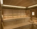 Obr .18 Sauna Modern Wooden Shingle Saunabank Lighting Wellness Príloha Bau Aqua Fun Kirchlengern Fire Ice Sauna Group