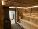 bild6 sauna altholz ofen saunabank beleuchtung wellness anlage bau aqua fun kirchlengern fire ice sauna group