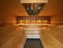 bid1 sauna erbe illuminazione moderna panca panca doghe profilo legno costruzione impianto benessere bergland bagni termali bad endbach fuoco sauna di ghiaccio gruppo