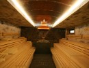 BID12 Earth Sauna KW Modern Bank Bank Latten Profilwood Building Wellness Bergland Therme Bad Endbach Fire Ice Sauna Group