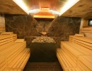 BID13 Earth Sauna KW Modern Bank Bank Slats Profil Wood Construction Wellness Bergland Therme Bad Endbach Fire Ice Sauna Group