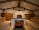 bid4 forno sauna moderna cottura panca profumata panca doghe legno profilato complesso edilizio benessere bergland bagni termali bad endbach fuoco sauna di ghiaccio group73