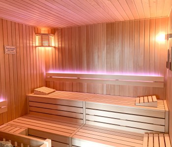 ogień lodowa sauna goup budowa sauny bodenkirchen bio sauna obiekt zdjęcie