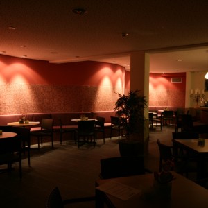 bild spar restaurant beleuchtung moebel anlage bau wellness cabriosol pegnitz fire ice sauna group