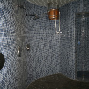 photo ronde douche installation construction bien-être cabriosol pegnitz feu glace sauna groupe