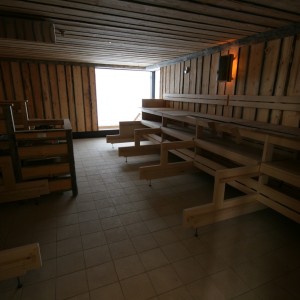 foto sauna vecchio legno rustico stufa kw panca sistema costruzione wellness donaubadn nuovo ulm fuoco ghiaccio gruppo sauna