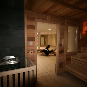 picture sauna old wood rustic stove kw bench system construction wellness donaubadn new ulm fire ice sauna group