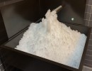 riferimento fontana di ghiaccio corian installazione impianto foto di costruzione