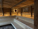 Image Sauna Wellness System Construction Lighting Baenke Bathing Paradise Ice Meadow Goettingen Fire Ice Sauna