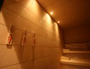 foto sauna finlandese termometro in legno illuminazione impianto costruzione impianto progettazione wellness spa sauna elementi del progetto monaco di baviera fuoco e ghiaccio wellness spa group gmbh