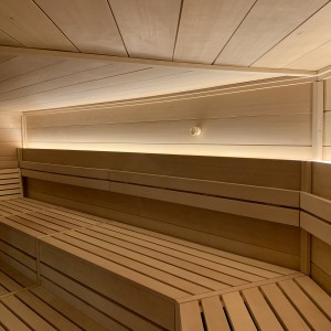 bild2 sauna temperature sensor lighting bench slats bench construction facility wellness indoor pool heslach stuttgart fire ice sauna group