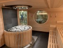 bild5 sauna horno kw iluminación banco listones paneles de madera banco instalación de construcción bienestar piscina cubierta heslach stuttgart fire ice sauna group