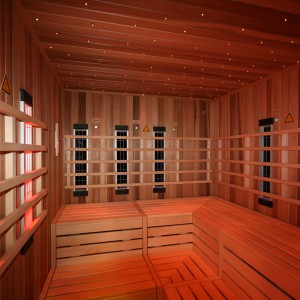 photo cabine infrarouge sauna infrarouge construction de l&#39;usine planification de l&#39;usine bien-être spa sauna projet limes therme bad goegging feu u glace bien-être spa groupe gmbh