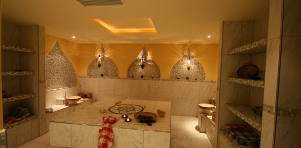 imagen baño de vapor hamam baño turco iluminación sistema masivo construcción bienestar monte mare schliersee fuego hielo sauna grupo