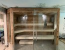Obrázok sauna banka zasklieva staré drevené panely lamely wellness suterén ange bau súkromná sauna muenchen Fire Ice Sauna Group Obrázok sauna banka zasklieva staré drevené panely lamely wellness suterén ange bau súkromná sauna muenchen Fire Ice Sauna Group