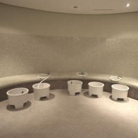 foto de la galería de la cerámica del corian del lavabo del pie