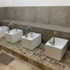 foto de la galería de la cerámica del corian del lavabo del pie