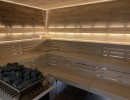 foto sauna legno illuminazione costruzione impianti progettazione impianti wellness spa mobili lettini sauna progetto piscina coperta oschersleben fuoco e ghiaccio wellness spa group gmbh