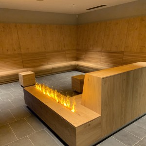 photo sauna wood flames plant construction plant planning wellness spa furniture loungers sauna project swimming pool oschersleben fire and ice wellness spa group gmbh