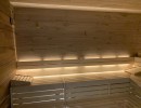 foto sauna drewno oświetlenie zakład budowlany planowanie wellness meble spa leżaki projekt sauny kryty basen oschersleben ogień i lód wellness spa group gmbh