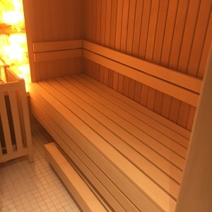 photo salt sauna sauna wood benches lighting plant construction plant planning wellness spa furniture loungers sauna project tannenhof hotel feldberg fire and ice wellness spa group gmbh