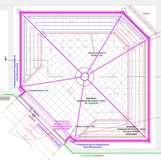 wellnessanlagen saunanlagen planung skizzen bauplan design betreuung fire ice sauna group bild 2